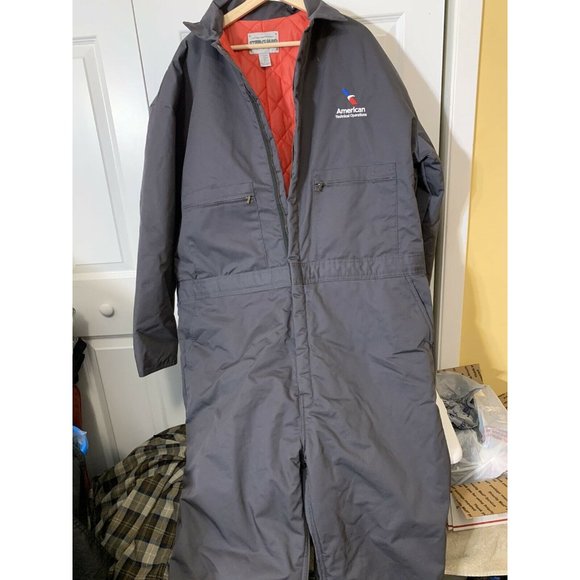 Steelguard American Airlines Work Wear Coveralls Mechanic Jumpsuit Sz XL… - Picture 3 of 7